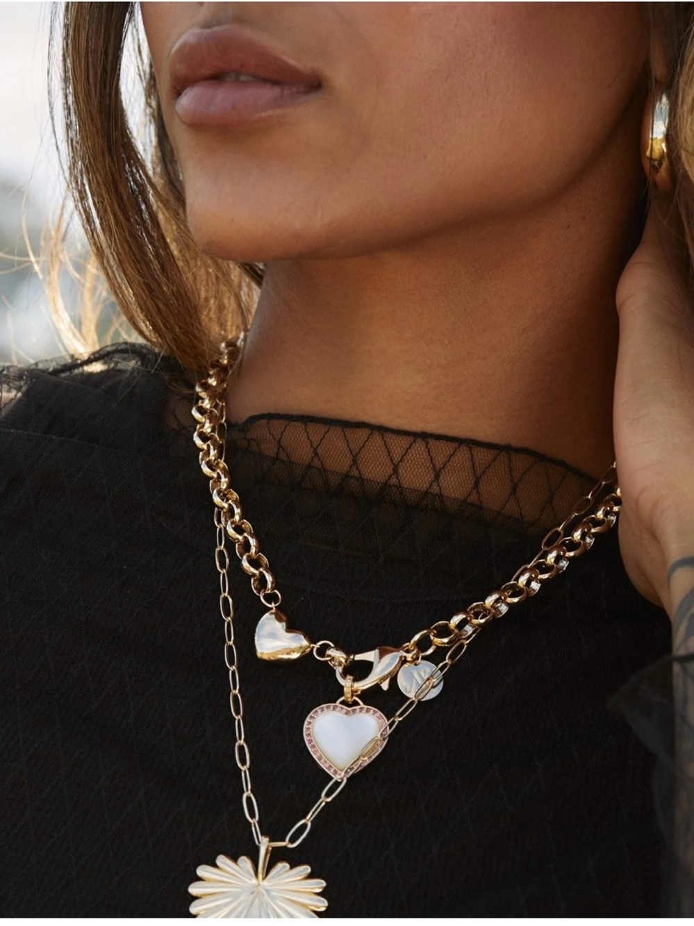 Jane Win A Little Bit of LOVE Rolo Chain - Picture 3 of 3